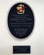 Plaque, Felsted, Essex
