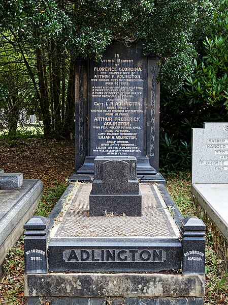 File:City of London Cemetery Adlington family grave monument 1.jpg