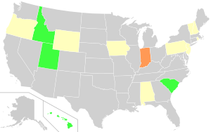 Certified for ballot (4 states, 23 electors)
Automatic write-in (9 states, 70 electors)
Not on ballot Claudia De la Cruz 2024 ballot access.svg