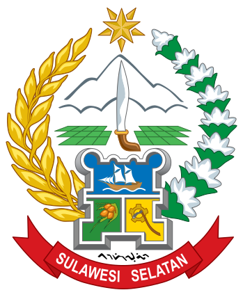 Berkas:Coat of arms of South Sulawesi.svg