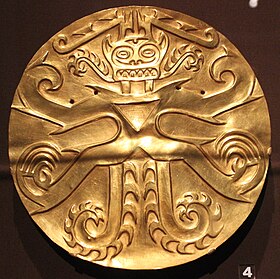 Gold plaque from Sitio Conte; University of Pennsylvania Museum of Archaeology and Anthropology