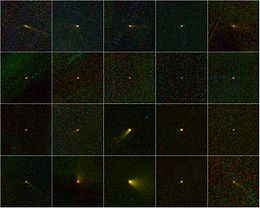 A sampling of twenty newly discovered comets from WISE observations during 2010 and 2011 (infrared images)