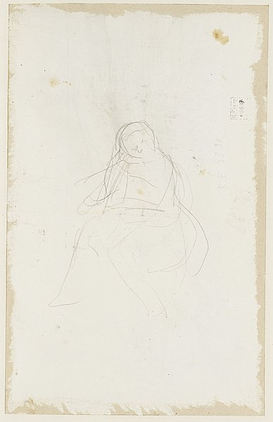 File:Corot - Femme assise, RF 8937, Verso.jpg