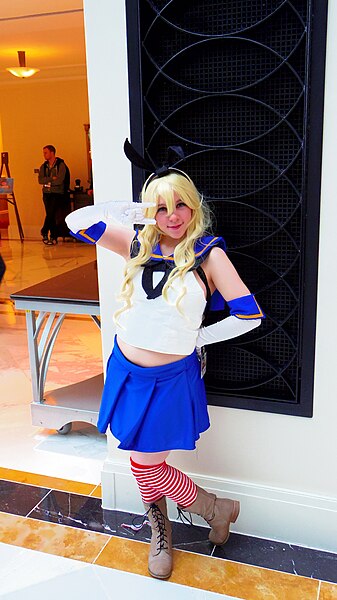 File:Cosplay of Shimakaze from Kantai Collection at Katsucon 20140215 (12577257354).jpg