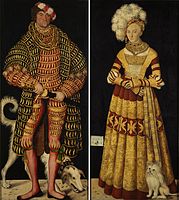 Ο δούκας της Σαξονίας Ερρίκος ο Ευσεβής και η Αικατερίνη του Μεκλεμβούργου, 1514, Δρέσδη, Πινακοθήκη των Παλαιών Δασκάλων