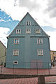 Steep gabled house