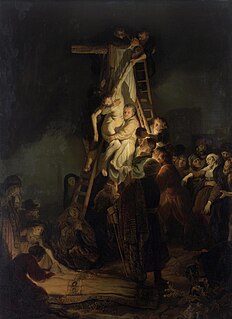 <i>The Descent from the Cross</i> (Rembrandt, 1634) 1634 painting by Rembrandt