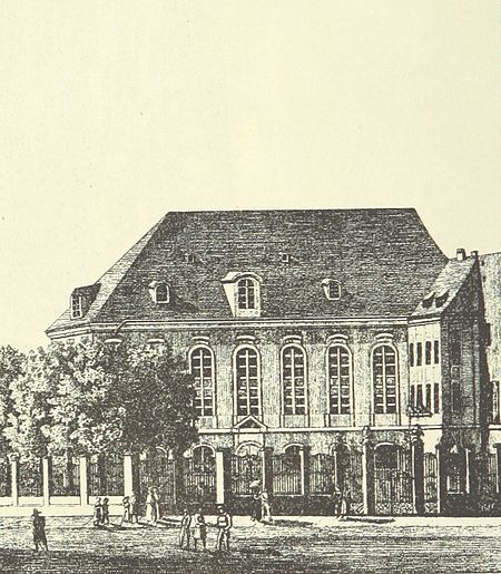 Die reformierte Kirche in Dresden 1760er