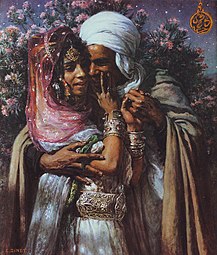 Abd-el-Gheram et Nouriel-Aïn, légende arabe. Esclave d'amour et Lumière des yeux , vers 1900 Paris, musée d'Orsay