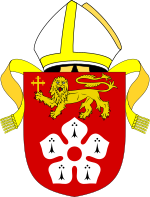 Coat of arms of the Diocese of Leicester