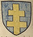 Jogailaičių kryžius, pavaizduotas XV a.