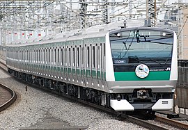 埼京線を走行する7000番台（2013年7月5日 与野本町駅）