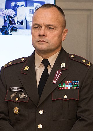 <span class="mw-page-title-main">Egils Leščinskis</span> Latvian Army officer (born c. 1967)