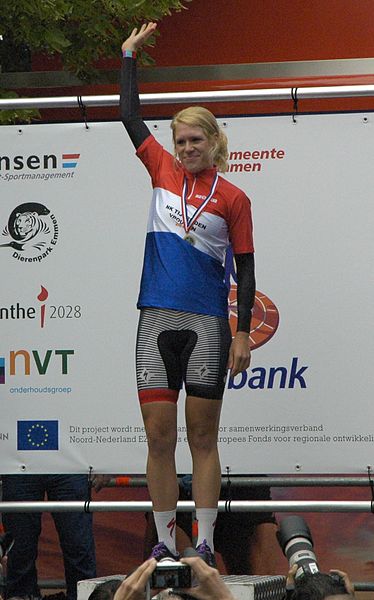 Dutch National Time Trial Champion Ellen van Dijk