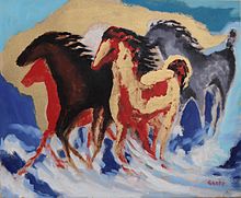 Enrico Garff, "Five Horses".jpg