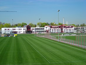 FCB-Gebäude und Trainingsgelände