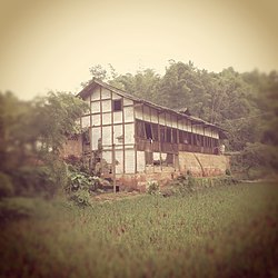 Typical vernacular house in Sichuan