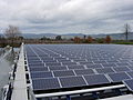 Fotovoltaica flotante en un estanque de riego