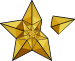 Vikipedi'deki seçkin içerik adaylarını sembolize eden bir köşesi eksik yıldız