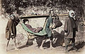 Sänfte, Japan 1867, Aufnahme von Felice Beato