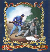 22th US Colored Troops banner