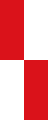 Flag quarterly red white 2x5.svg