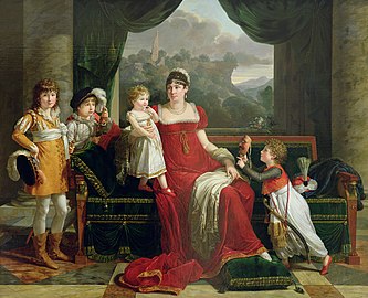 Portrait de la duchesse de Feltre et de ses enfants (1810), Paris, musée Marmottan-Monet.