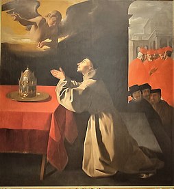 Francisco de Zurbarán: Modlitba sv. Bonaventury