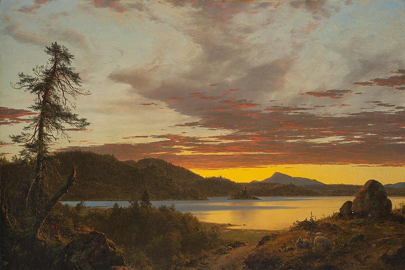 File:Frederic Edwin Church - Sunset 1856.jpg