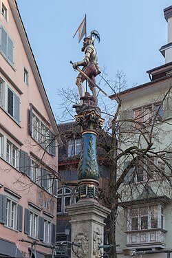 Stüssibrunnen, Zürich, Switzerland