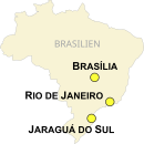Austragungsorte der WM in Brasilien 2008