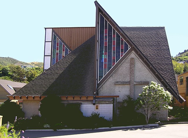 The iconic Futuna Chapel, Wellington, was built in the 1960s and marked a deviation from traditional church architecture.