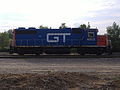GP38-2, GTW 4905（2008年7月、ミシガン州バトルクリーク）