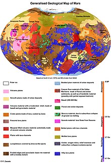 Generalised geological map of Mars Generalised Geological Map of Mars.jpg