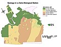 Geology in La Selva Biological Station, Costa Rica