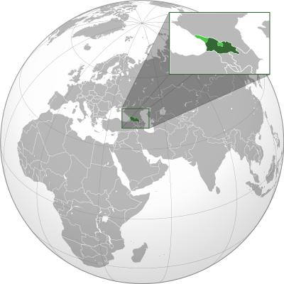 Georgia (orthographic projection with inset).svg