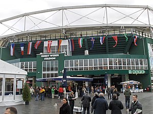 The facade of the OWL Arena with its old name (January 2007)