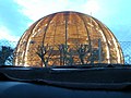 Globe of Science and Innovation and installed at CERN, Switzerland, foto Karoly Lorentey