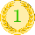 Golden Medal -1 Icon.svg