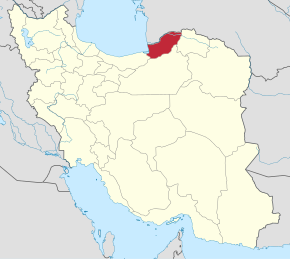 Golestan in Iran.svg
