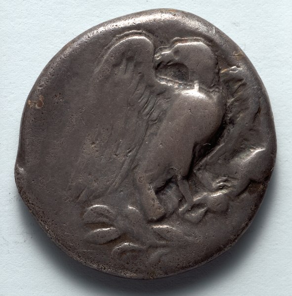 File:Greece, Elis for Olympic Festivals, 5th century BC - Stater - 1916.995 - Cleveland Museum of Art.tif