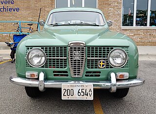 Green SAAB 96