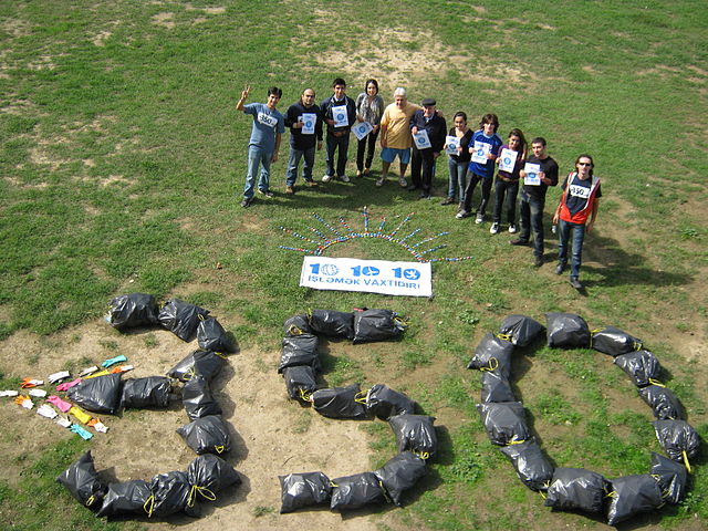 10.10.10. 350.org in Baku, Azerbaijan