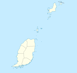 Saint John på en karta över Grenada