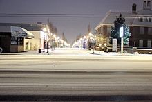 Вид на Грешем из центрального городского парка