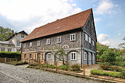 English: Buildings in Großschönau (Sachsen). Polski: Zabudowa we wsi Großschönau, Saksonia.