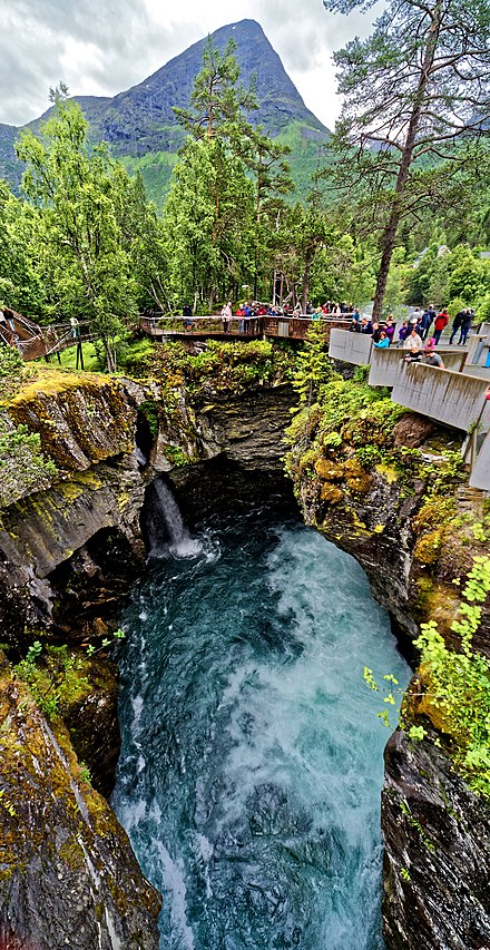 Gudbrandsjuvet gorge.