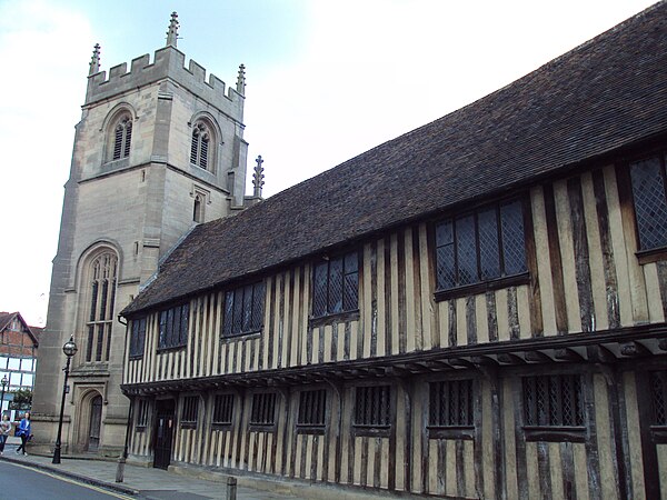 The Guildhall and Guild Chapel (from Church Street)