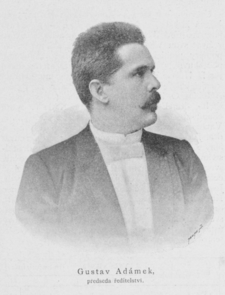 Gustav Adámek (foto Jan Tomáš, archiv ÚČL AV ČR)