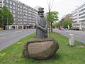 Gustav Hartmann statue just south of Potsdamerbrücke on Potsdamer Straße, Berlin-Tiergarten.